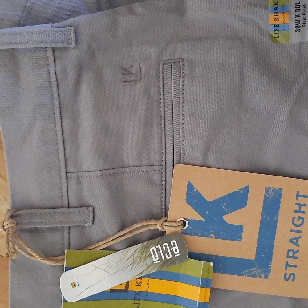 NWT Life Khaki pain front slacks - Picture 8 of 12